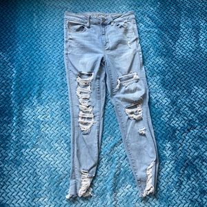 AEO ripped jeans